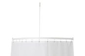 Kylpyhuoneen lisätarvikkeet - Van Der P Profil 5001 l-shaped Suihku rail Valkoinen - 5750-02-90