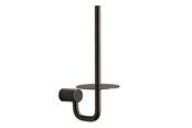 Kylpyhuoneen lisätarvikkeet - Pressalit spare paper holder black chrome - Q50260