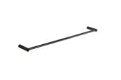 Kylpyhuoneen lisätarvikkeet - Pressalit towel rail single Musta chrome - Q50500