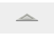 Kylpyhuoneen lisätarvikkeet - Unidrain ClassicLine Column soap shelf, corner - 2850.0202