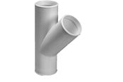 Varaosat & Asennustarvikkeet - Purus branch pipe 45° 32 mm Valkoinen pp/tpe - 752003-032