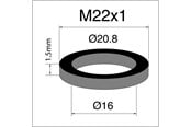 Letkut, kytkennät, liittimet ja tarvikkeet - Neoperl pesuri M22 x 1 - 55121110002