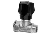 Liitostarvikkeet putkille - Frese stop valve dn20 for f raw brass with Kahva and drain - 25-1145