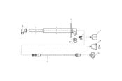 Liitostarvikkeet putkille - Mora garden ii spindle complete 38 cm - 409268.AE