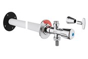 Liitostarvikkeet putkille - Grohe Eurotec- ulkoseinän venttiilisarja 1/2", Kromi - 41208000