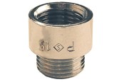 Liitostarvikkeet putkille - Unite 20 mm x 12 kromi jatko-osa - 743171020
