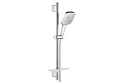 Suihku- ja asennustarvikkeet - Grohe Rainshower SmartActive 130 Cube, Suihkutankosarja kolmella suihkutustavalla, Kromi - 26583000