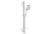 Suihku- ja asennustarvikkeet - Grohe Rainshower SmartActive 130, Suihkutankosarja kolmella suihkutustavalla, Kromi - 26546000