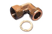 Suihku- ja asennustarvikkeet - Megatherm Liitin kulma 3/4 x 1/2 kromi - 728400004