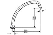 Varaosat & Asennustarvikkeet - Neoperl spout Universal j 250mm 3/4 female - 16825100006