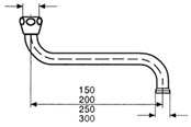 Varaosat & Asennustarvikkeet - Neoperl spout Universal s 250mm - 16725100005