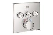 Sekoittajat ja liittimet - Grohe Termostaatti piiloasennukseen kolmella venttiilillä, Kromi - 29126000