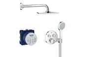 Suihku- ja asennustarvikkeet - Grohe Grohtherm SmartControl Suihkujärjestelmä with overhead Suihku chrome - 34743000