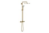 Suihku- ja asennustarvikkeet - Grohe Euphoria System 310, Suihkujärjestelmä termostaattisekoittimella seinäasennukseen, Brushed Cool Sunrise *DEMO* - 26075GN0