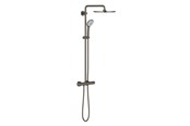Suihku- ja asennustarvikkeet - Grohe Euphoria System 310, Suihkujärjestelmä termostaattisekoittimella seinäasennukseen, Brushed Hard Graphite *DEMO* - 26075AL0