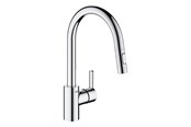 Sekoittajat ja liittimet - Grohe Feel køkkenarmatur C-tud bruser dual krom - 31486001
