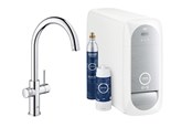 Sekoittajat ja liittimet - Grohe GROHE Blue Home, C-juoksuputki Aloituspakkaus, Kromi - 31455001
