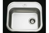 Altaat ja pesualtaat - Juvel Intra juvel k480b1 stainless steel kitchen sink with taphole - BK480B1-R02