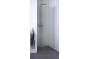 Suihkuseinät, suihkukaapit ja tarvikkeet - Dansani match hinged door 67-69 cm satini/clear - A71-01