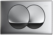 Asennusjärjestelmät - Geberit actuator plate delta20 chrome gloss - 115.100.21.1