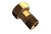 Mittalaitteet - JCH metriliitos 2086, 1 x 34 x 50 mm, asemetalli - 484915-406