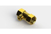 Liitostarvikkeet putkille - JCH Check valve 2290 controllable brass 112 - 430327-011
