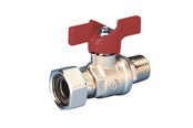 Liitostarvikkeet putkille - Pettinaroli ball valve with swivel end/male 34 x 12 - 52METR/1-064