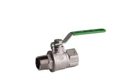 Liitostarvikkeet putkille - Pettinaroli F x m heavyduty fullway ball valve green steel lever tea t - 51EU/1-008