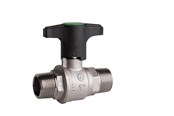 Liitostarvikkeet putkille - Pettinaroli m x m heavyduty fullway ball valve extended plastic lever - 52TEU/2-008