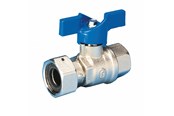 Liitostarvikkeet putkille - Pettinaroli Ball valve with swivel end x female 3/4" x 3/4" - 52MET-006