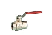 Liitostarvikkeet putkille - Pettinaroli F x f "new compact" fullway ball valve Punainen steel lever 1 - 51CE-008