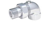 Lämpöpatterit ja venttiilit - Broen Radiator connection with cut-off angled 1/2" - 3323200-100002