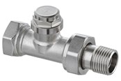 Lämpöpatterit ja venttiilit - IMI Hydronic Ta raditrim paluuventtiili suora 12 lukitusvarustuksella ja lämpöpatterin liittimellä. - 50004815