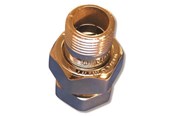 Pyyhepatterit ja tarvikkeet - Megatherm Radiator coupling 1/2 concentric chromium plated - 405000504