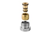 Alupex-järjestelmät - Geberit Mepla-liitin uroskierrekkeellä: d=16mm g=1/ - 641.513.00.1
