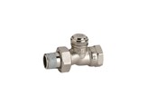 Lämpöpatterit ja venttiilit - Pettinaroli Return flow valve straight 1/2" - 651DIN-004