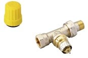 Lämpöpatterit ja venttiilit - Danfoss RA-UR10 valve housing straight 3/8" - 013G3298