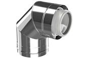 Kattilat ja savupiiput - Bosch kyynärpää 87° dn80/125 ruostumaton teräs - 7738112700