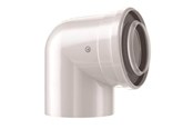 Kattilat ja savupiiput - Bosch elbow concentric 87° dn60/100 - 7738112616