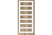 Pyyhepatterit ja tarvikkeet - Kriss sigma towel Kuivausrumpu  1320 x 600 mm Valkoinen (ral9010) - SG13260H
