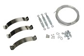 Kattilat ja savupiiput - Metalbestos wood guy ø250/150 with 10 m wire black - 317692251