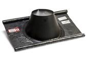Kattilat ja savupiiput - Metalbestos flashing ø230/130 5-32° flex black - 317635236