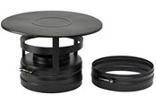 Kattilat ja savupiiput - Metalbestos Puu 130 mm raincap - 317575131