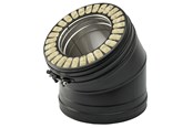 Kattilat ja savupiiput - Metalbestos wood 130 mm elbow 30° - 317522131