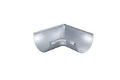 Katto ja julkisivu - Rheinzink corner internal 90° for half-round gutter 250x0.7m - 1115376