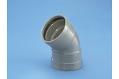 Viemäröinti - Wavin Wafix plus pp bend 45° x 32 mm Harmaa - 1453304