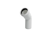Viemäröinti - ALIAXIS 32mm-45 pp Valkoinen bend - BKL-032-018-045