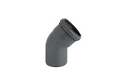 Viemäröinti - ALIAXIS 50mm x 45° bend ht-pp - KLW-050-018-045-GD
