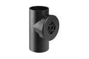 Viemäröinti - Geberit Peh renserør 90°  Ø90 mm med dæksel - 366451161