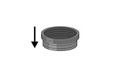 Viemäröinti - Girpi 52mm x 50mm sealing ring fria - ht-pp - SJT52